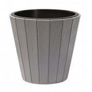 Kvetináč WOODE o35cm sivý Kvetináč WOODE o35cm sivý